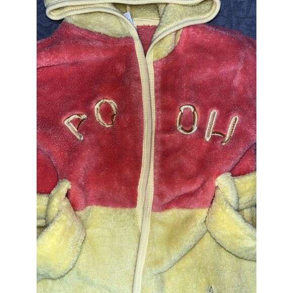 Disney Baby Winnie The Pooh Robe Yellow And Pink 24Mos Housecoat - Picture 4 of 8